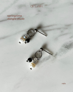 springtime dangle studs