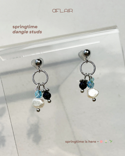 springtime dangle studs