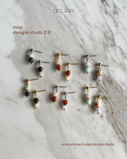 mini dangle studs 2.0