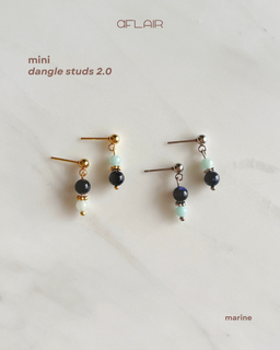 mini dangle studs 2.0