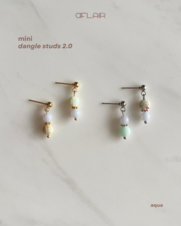 mini dangle studs 2.0