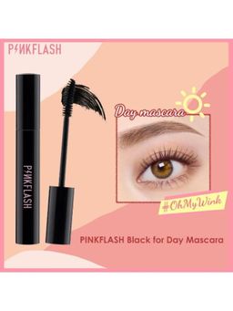 PINKFLASH Waterproof Curl Mascara - بنك فلاش مسكارا سوداء لزيادة حجم الرموش