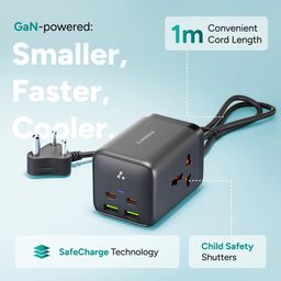 Charge Hub 65 2500W 6-in-1 Charging Station for Laptop, Mobile & Other Devices