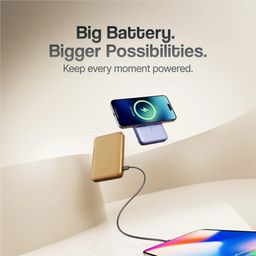 AerosynQ MagSurge 10000mAh Qi2 Certified Magsafe Wireless Fast Charging Power Bank for iPhone