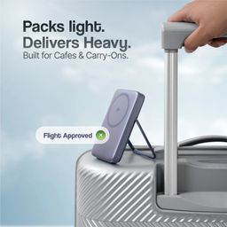 AerosynQ MagSurge 10000mAh Qi2 Certified Magsafe Wireless Fast Charging Power Bank for iPhone