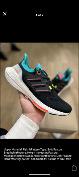 Adidas UltraBoost 22 “Black Sky Rush Turbo” – Performance & Street Fusion