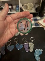 Letter With Butterfly Key Chain 