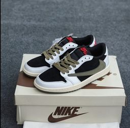 Jordan Retro 1 x Travis Scott “Olive Green” – Signature Collab Legend