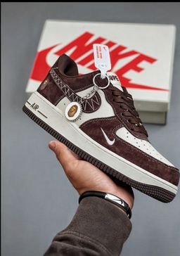 BAPE x Nike Air Force 1 “Beige Brown” – Streetwear Luxury Icon