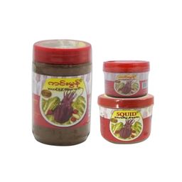Squid Fish Paste ကင်းမွန် အဆင့်မြင့် ငပိစိမ်းစား