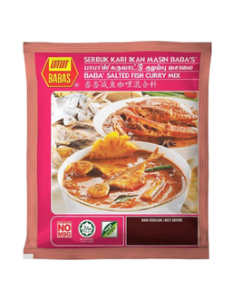 Babas Salted Fish Curry Mix 25G X 20 (1 Carton) 