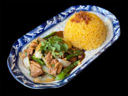 DUCK SAUTED WITH SWEET BASIL