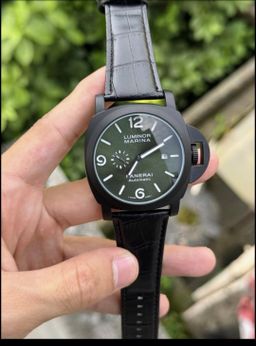 Luminor Panerai Marina Men’s Watch – Green Dial & Leather Strap