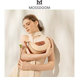 MOSSDOOM Charlene Bag Tas Anyaman Tas Bahu (Multicolor)