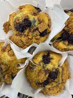 Blueberry Crumble Muffins