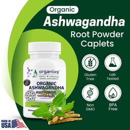 ORGANIXS ORGANIC ASHWAGANDHA 1350mg