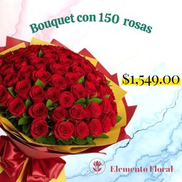 BOUQUETE 150 ROSAS 