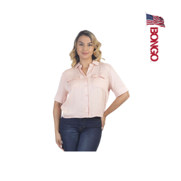 BONGO Women's White Short Sleeve Classic Top