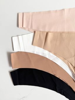 Set 5 Panties — Dark Nude