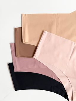 Set 5 Panties — Dark Rose