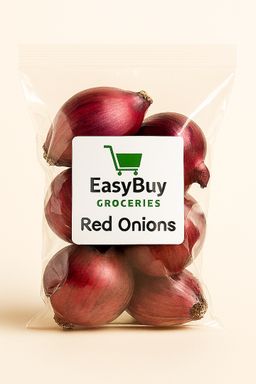 EasyBuy Premium Red Onions – 1kg Resealable Pack