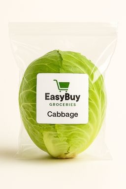 EasyBuy Fresh Cabbage – Whole Head in Resealable Pack