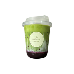 Blueberry Matcha Latte