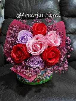 Rose & Baby Breath Bouquet