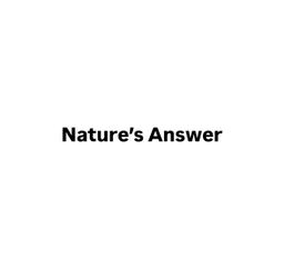 Nature's Answer ناتشرز انسر