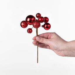 8" Assorted Ball Picks: Red