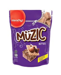 MUZIC WAFER CUBE HAZELNUT 180G
