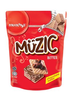 MUZIC WAFER CUBE CHOCOLATE 180G