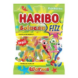 HARIBO FIZZ WORMS80G