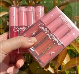  Pink Flash Liquid Lipstick set بنك فلاش مجموعة احمر شفاه