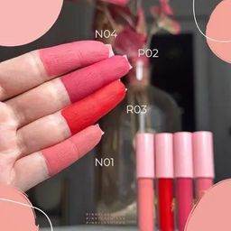  Pink Flash Liquid Lipstick set Bبنك فلاش مجموعة احمر شفاه B