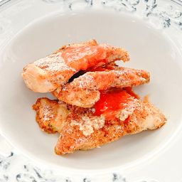 Pechuga de pollo al horno empanizada