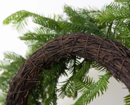 24" Real Touch Balsam Pine Wreath