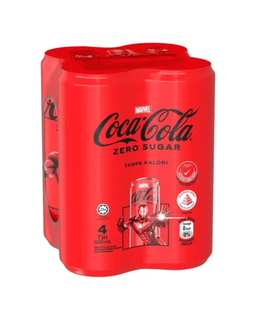 Coca-Cola Zero 6 X 4s X 320ML (1 Carton)