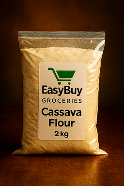 EasyBuy Premium Cassava Flour – 2kg Bulk Resealable Pack