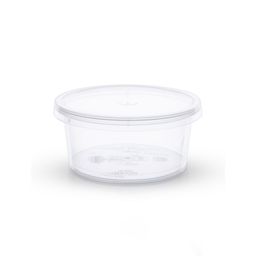 100ml Round Container Trans. ( 1500 pcs ) 