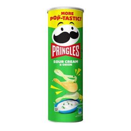 PRINGLES SOUR CREAM & ONION POTATO CHIPS 134G