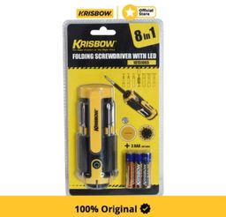 Krisbow Obeng Lipat Led 8in1