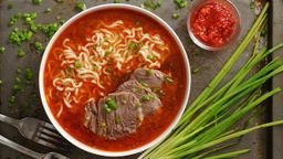 Instant  Soup Noodles with beef