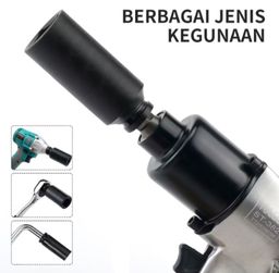 ISKU Mata Soket Impact 10pcs [ 10-24m Cr-MO/Cr-V ] (1/2"6pt)