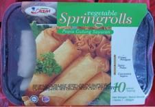 Lazat Vegetable Springrolls 10's 250G
