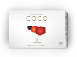 Al - Mani Gold Premium - Coconut Coals 72 pc XL