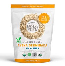 One Degree Organic Foods Hojuelas de avena germinada orgánicas y sin gluten 2,27 kg