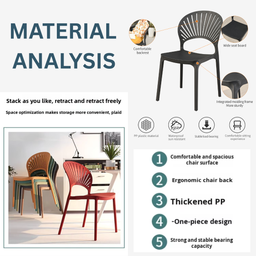 PLASTIC CHAIR - SHELL (KERUSI)