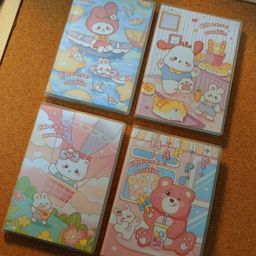 Sanrio Cheese Mufin Theme A7 Rubber Cover Mini Pocket Notebook -三丽鸥起司杯子蛋糕主题A7胶套迷你口袋本子