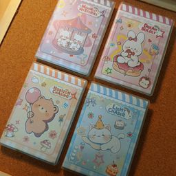 Kawaii Animal Theme A7 Rubber Cover Mini Pocket Notebook - 可爱动物主题A7胶套迷你口袋本子